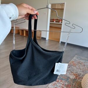 Beyond Yoga Black One-Shoulder Top